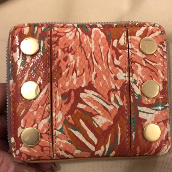 HAMMITT DILLON SMALL CLUTCH/SHOULDER/CB Garden Party Pink + 5 NORTH WALLET NWT - Picture 12 of 16